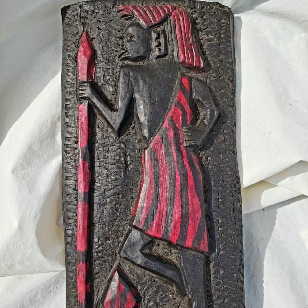 Wooden carving